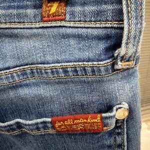 7 For All Mankind Women’s Blue Denim Jeans